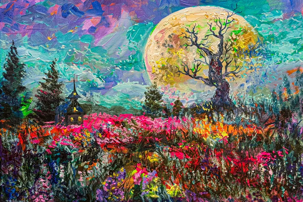 Lunar Shadows in The Hollow by Taisiia Richards