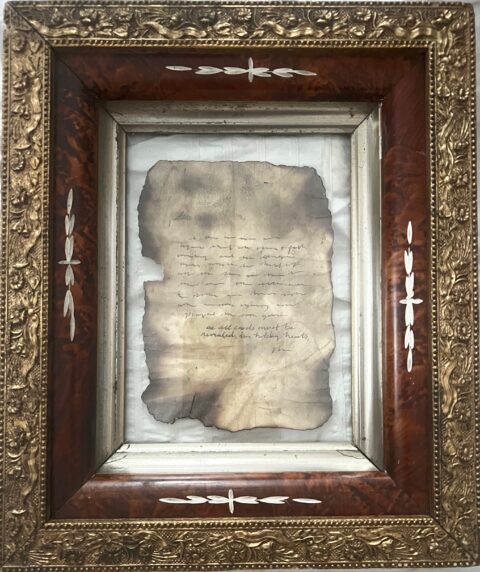 unsent letters to the house of love, pulled from the fire